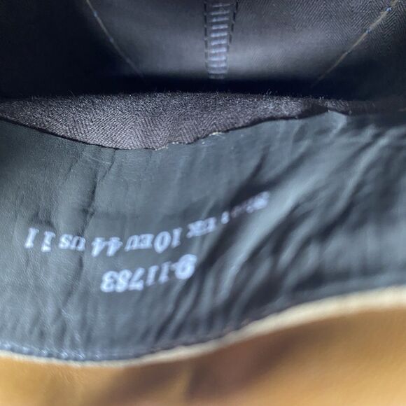 TED BAKER Leather Tassel Loafers Slip-On Shoes Tan Brown Mens US 11 - Picture 6 of 7